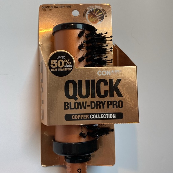 Conair Quick blow dry pro dual sided round brush - Picture 2 of 4